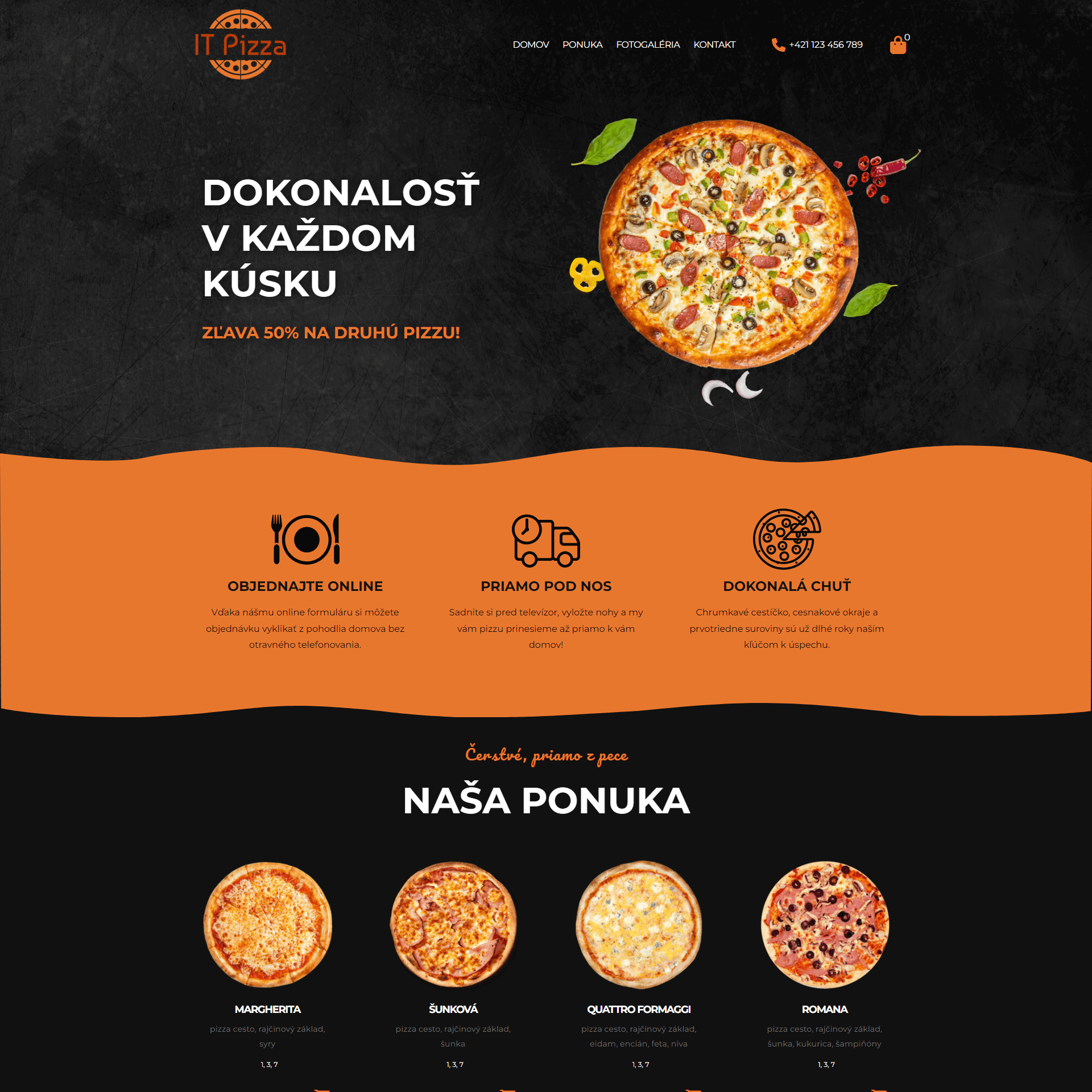 IT Pizza | Landing page